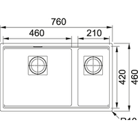 Franke Kubus 2 KNG 120 (миндаль) Image #2