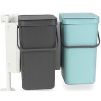 Brabantia Sort & Go 2 x 12 л (мятный/серый) Image #2