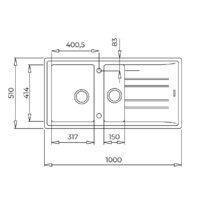 TEKA Stone 60 B-TG 1/2B 1D (темно-серый) Image #2