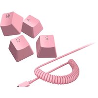 Razer PBT Keycap + Coiled Cable Upgrade Set Quartz Pink