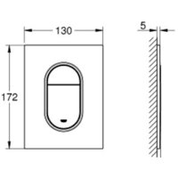Grohe Arena Cosmopolitan S 37624GL0 (холодный рассвет) Image #2