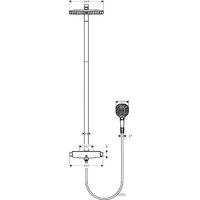 Hansgrohe Raindance Select E 360 Showerpipe (27113400) Image #3