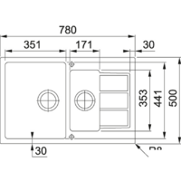 Franke Sirius SID 651-78 (оникс) Image #2