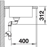 Blanco Subline 500-IF SteelFrame (антрацит) Image #3