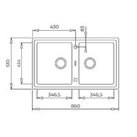 TEKA Stone 90 B-TG 2B (карбон) Image #2