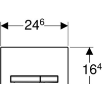 Geberit Sigma 50 115.788.DW.2 (черный) Image #2