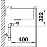 Blanco Subline 700-U Level (белый, корзинчатый вентиль) Image #3