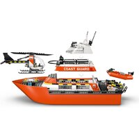 LEGO City 60504 Спасательный катер и вертолет береговой охраны Image #4