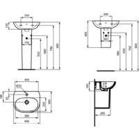 Ideal Standard Tesi 45 (тонкий бортик) Image #2
