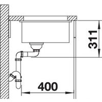 Blanco Subline 500-U (керамическая, базальт) Image #5