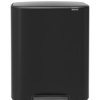 Brabantia Bo Pedal Bin 60 л (черный матовый)