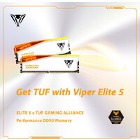 Patriot Viper Elite 5 RGB TUF Gaming Alliance 2x24ГБ DDR5 6600 МГц PVER548G66C34KT Image #8
