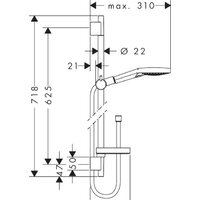 Hansgrohe Raindance Select S 26632000 (хром) Image #5