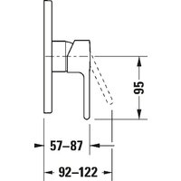Duravit B.2 chrom B24210010010 Image #3