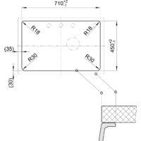 Blanco Zenar XL 6 S Compact 523782 (правая, серый беж) Image #2