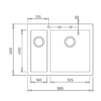 TEKA ForSquare 2B 590 TG (серый камень) Image #2
