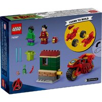 LEGO Super Heroes Железный человек на мотоцикле и Халк 76287 Image #2
