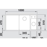 Blanco AXIA III 6 S 525849 (черный) Image #3