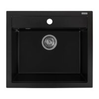 Aquasanita Quadro SQQ100W (black metallic 601)