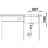 Blanco Subline 375-U (глянцевый белый) 516035 Image #6