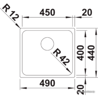 Blanco Solis 450-U 526120 (полированная) Image #2