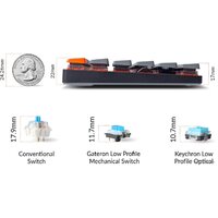 Keychron K3 V2 RGB K3-E1-RU (Keychron Low Profile Optical Red) Image #10