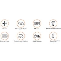 Keychron K3 V2 RGB K3-E1-RU (Keychron Low Profile Optical Red) Image #11