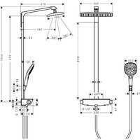 Hansgrohe Raindance Select E 360 1jet 27286400 (белый/хром) Image #14