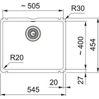 Franke KubusX KXK 110-51 126.0738.292 (оникс) Image #2