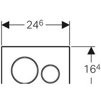 Geberit Sigma 20 115.882.JQ.1 (хром глянцевый) Image #2