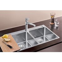 Blanco Andano 340/340-IF/A 525248 (с клапаном-автоматом, сатин) Image #3