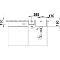 Blanco Andano 340/180-IF/A 525247 (с клапаном-автоматом, сатин) Image #7