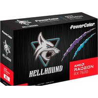 PowerColor Hellhound Radeon RX 7600 8GB GDDR6 RX 7600 8G-L/OC Image #3