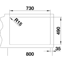 Blanco Andano 700-IF/A 525246 (с клапаном-автоматом, сатин) Image #4