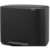 Brabantia Bo Pedal Bin 11л + 23л (черный матовый) Image #2