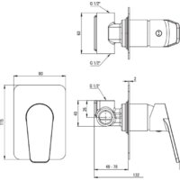 Deante Jasmin Nero BGJ N44L Image #2