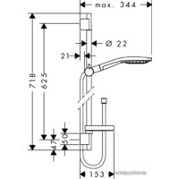 Hansgrohe Raindance Select S 150 3jet [27802000] Image #2
