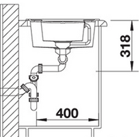Blanco Metra 6 S 525926 (с корзиной, черный) Image #3