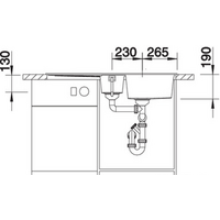 Blanco Metra 6 S 525926 (с корзиной, черный) Image #4