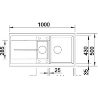 Blanco Metra 6 S 525926 (с корзиной, черный) Image #2