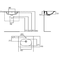 Ideal Standard Tesi Vanity 80x45 [T350901] Image #2