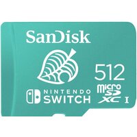 SanDisk Nintendo Switch Licensed Card Animal Crossing Edition microSDXC 512GB SDSQXAO-512G-GNCZN