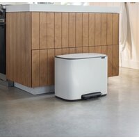 Brabantia Bo Pedal Bin 11л + 23л (белый) Image #9