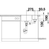 Blanco Subline 340/160-F 525984 (черный) Image #4