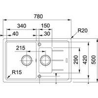 Franke BFG 651-78 (оникс) Image #2