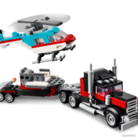 LEGO Creator 31146 Грузовик-платформа с вертолетом 3в1 Image #4