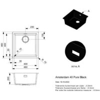 Reginox Amsterdam 40 Pure Black R34637 Image #2