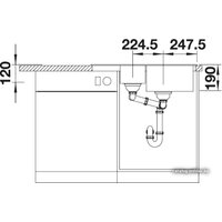 Blanco Legra 6S Compact (кофе) [521307] Image #4