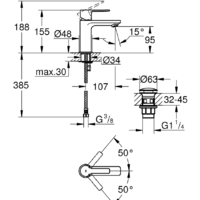 Grohe Lineare XS-Size 23791DC1 (сталь) Image #2