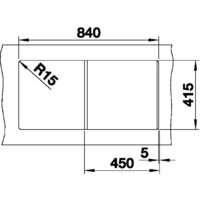 Blanco Favum 45 S 527266 (вулканический серый) Image #4
